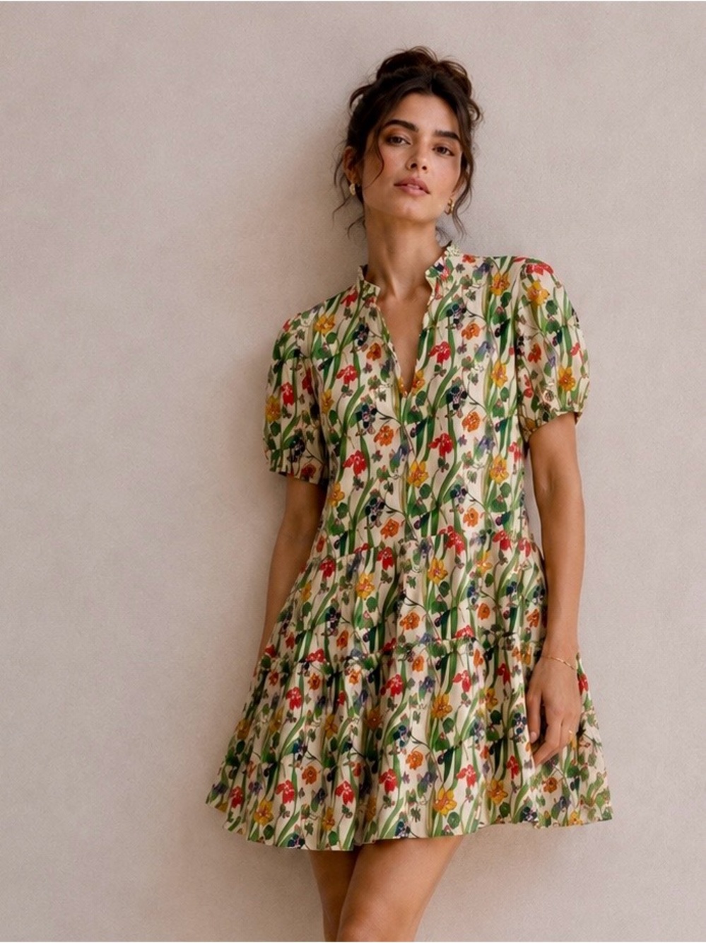 TAYLOR TILLMAN NY Everly Floral Symphony Mini Dress NWT Small